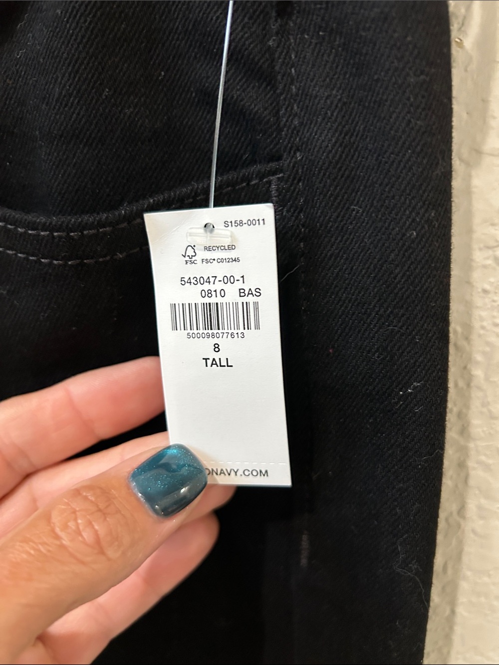 TALL- Old Navy Women’s Black Hi Rise wide leg - Picture 2 of 5